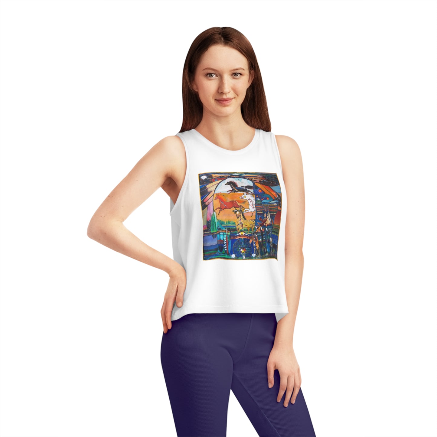 7 Directions Way of Life - Cropped Tank